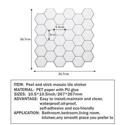 3D Wall Tile Peel and Stick