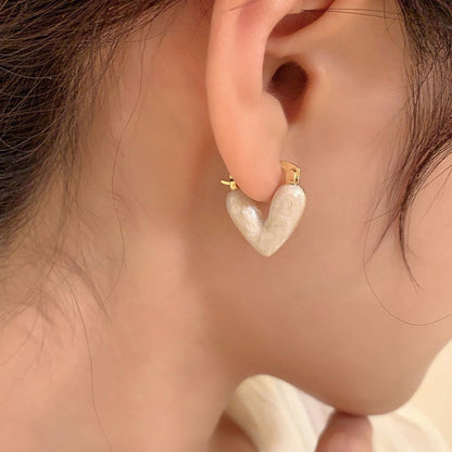 Heart Stud Earrings  