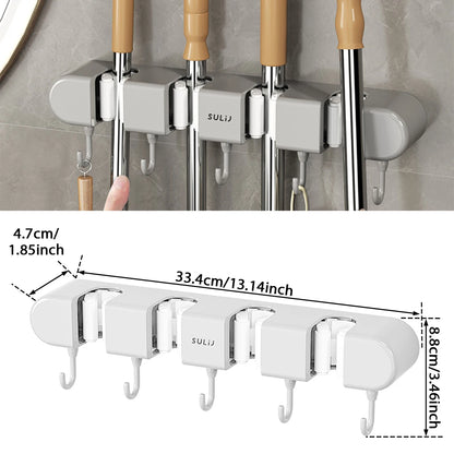 Broom Mop Holder with hook