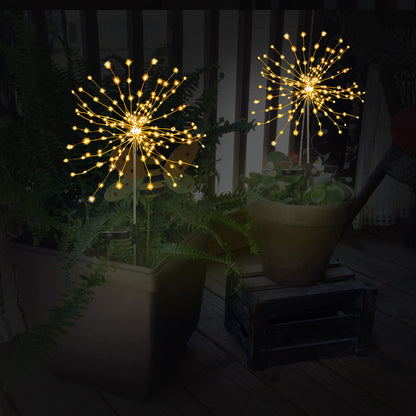 LED Solar Lights Waterproof Outdoor Dandelion