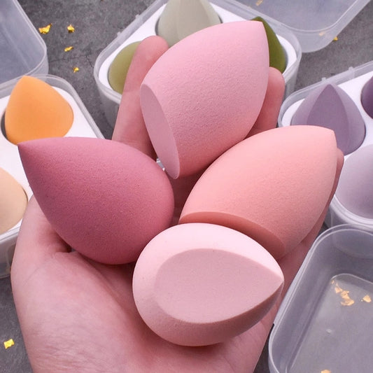 4Pc Beauty Egg Makeup Sponge