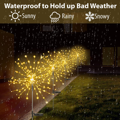 LED Solar Lights Waterproof Outdoor Dandelion