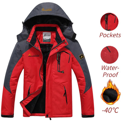 Male Military Hooded Anorak Jackets