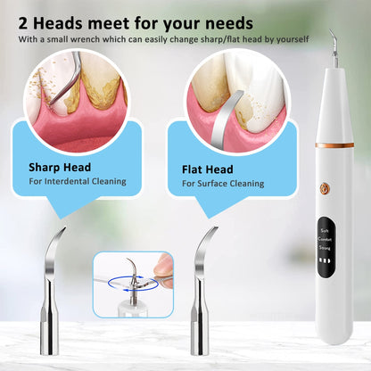 Ultrasonic Dental Teeth Plaque Cleaner