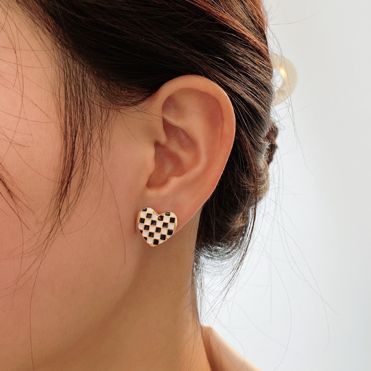 Heart Stud Earrings  