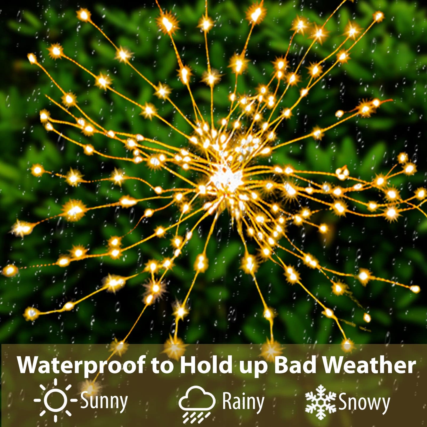 LED Solar Lights Waterproof Outdoor Dandelion